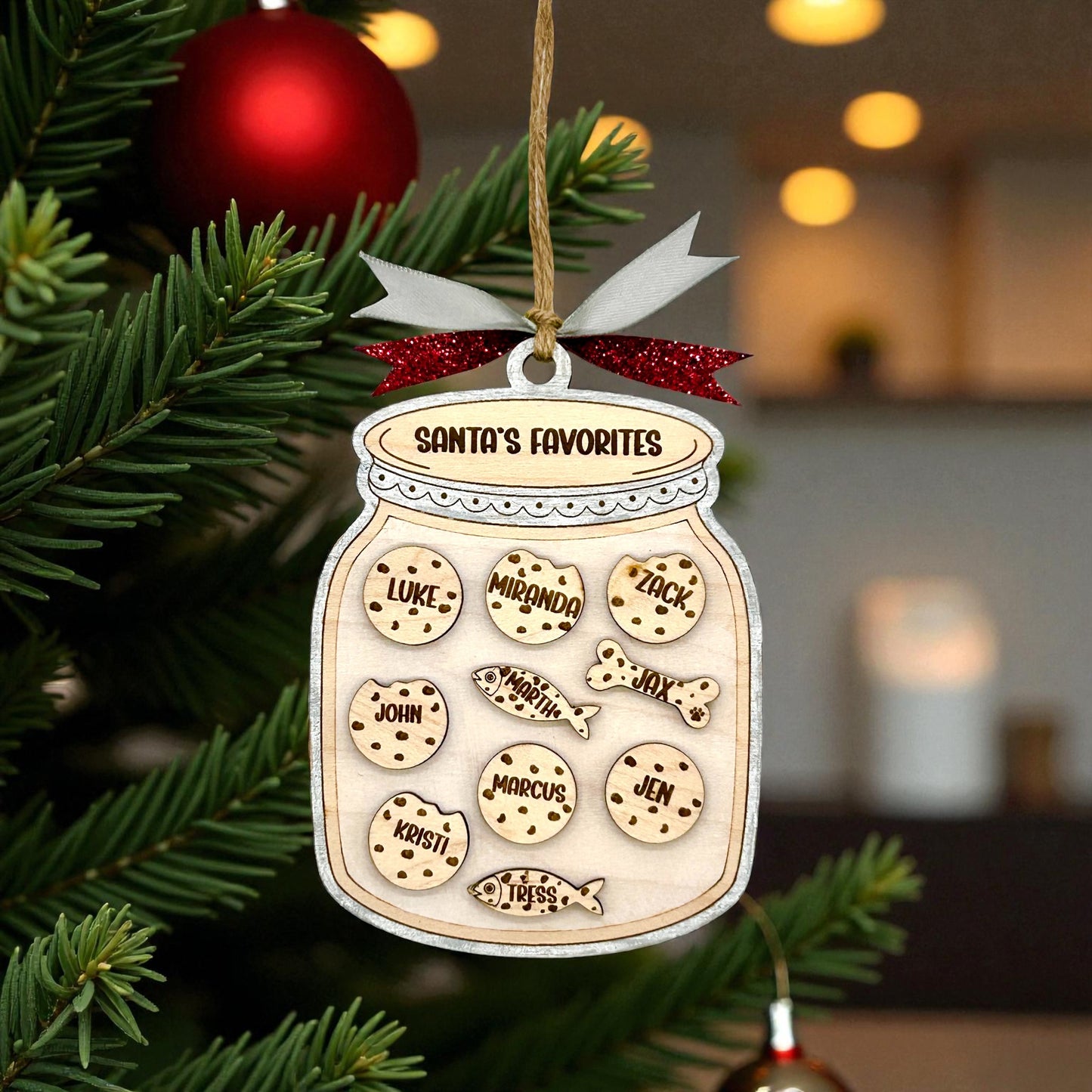 Family/Friend Cookie Jar Ornament (Personalized)