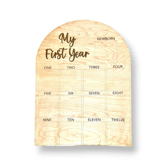 My First Year Sign