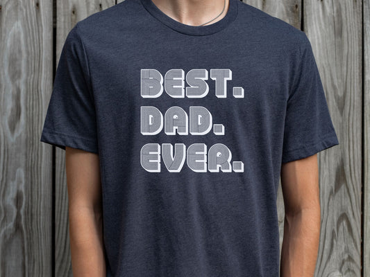 Best Dad Ever Retro T-shirt