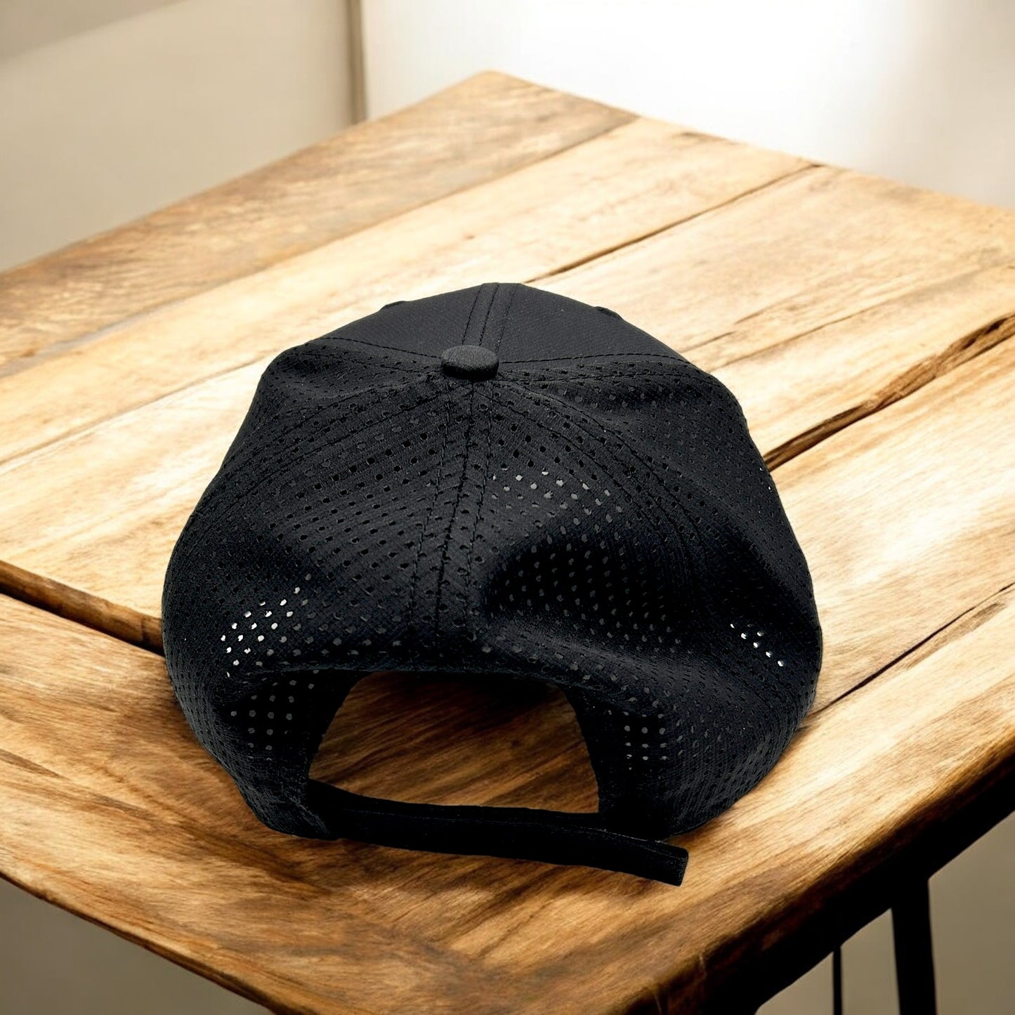 Engraved Leather Patch Baseball Hat