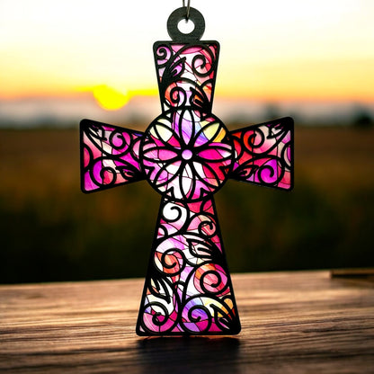 Butterfly, Cross & Sunflower Suncatchers