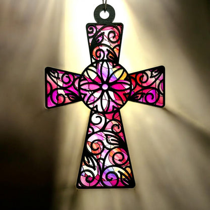 Butterfly, Cross & Sunflower Suncatchers