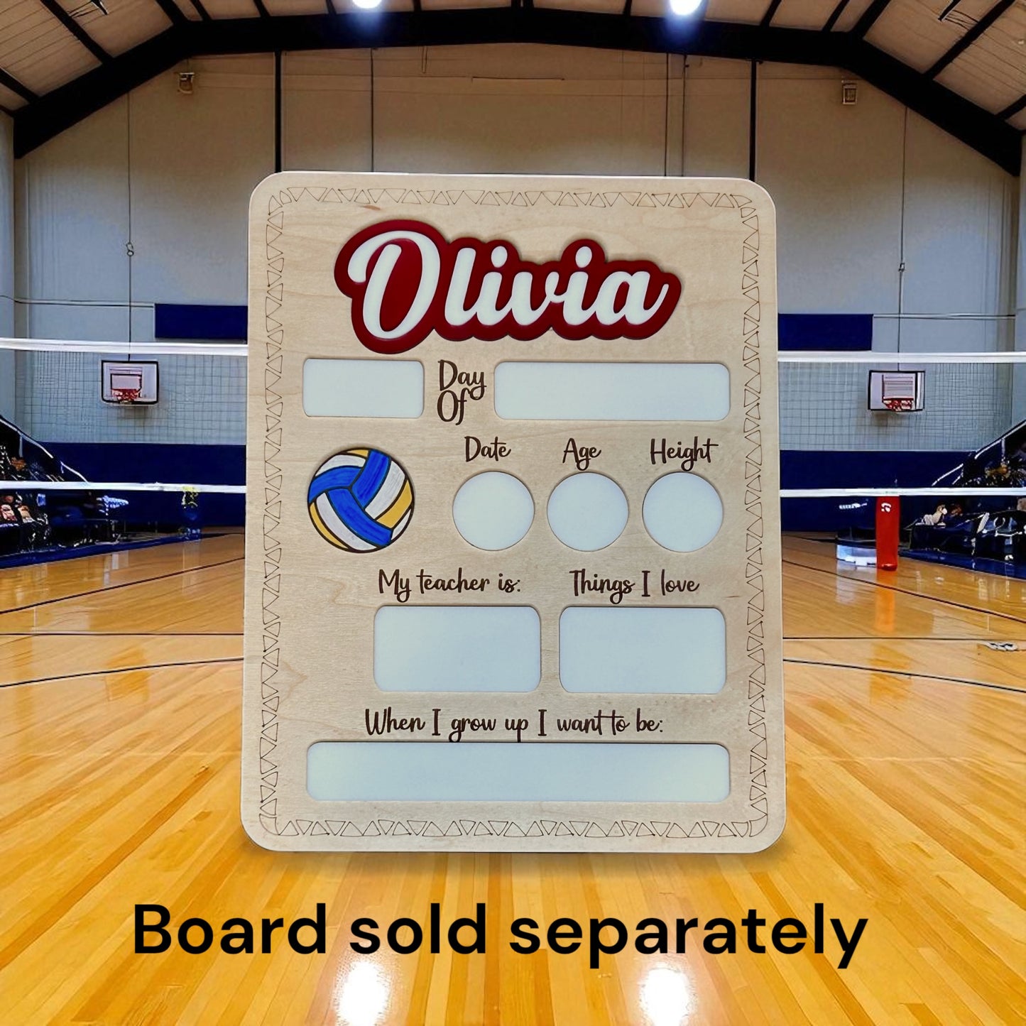 Magnetic Custom Name for First/Last Day of School Signs