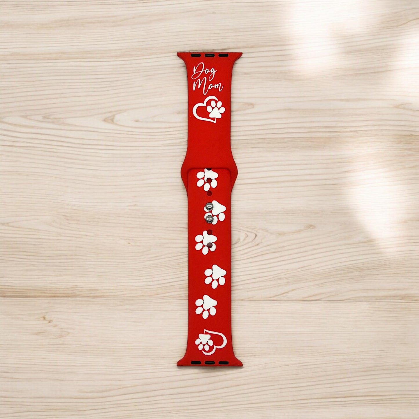 Two Tone Engraved Silicone Watch Bands