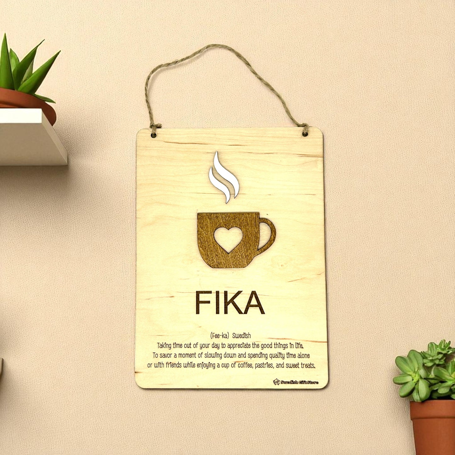 FIKA Wooden Artwork - Wholesale