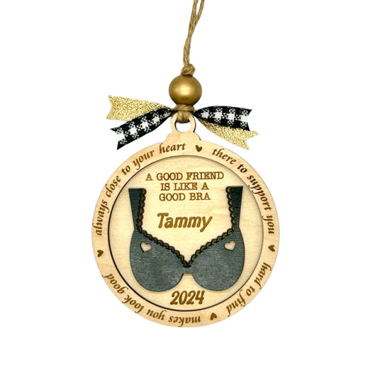 Friend Bra Ornament