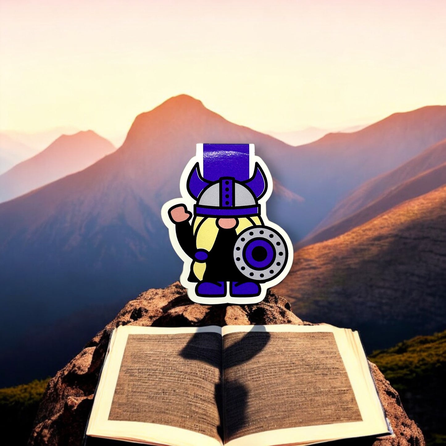 Cartoon Viking Magnetic Bookmark - Wholesale