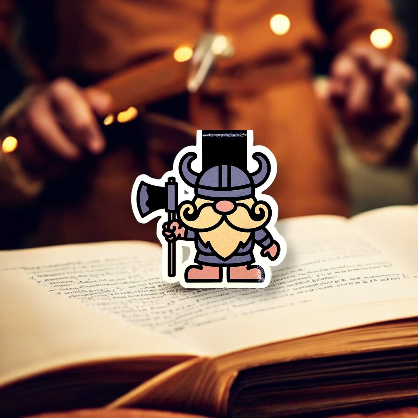 Cartoon Viking Magnetic Bookmark - Wholesale