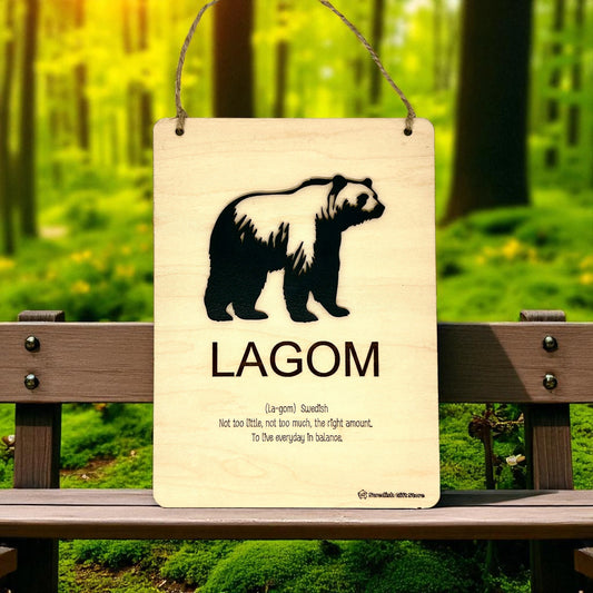 LAGOM Wooden Artwork - Wholesale