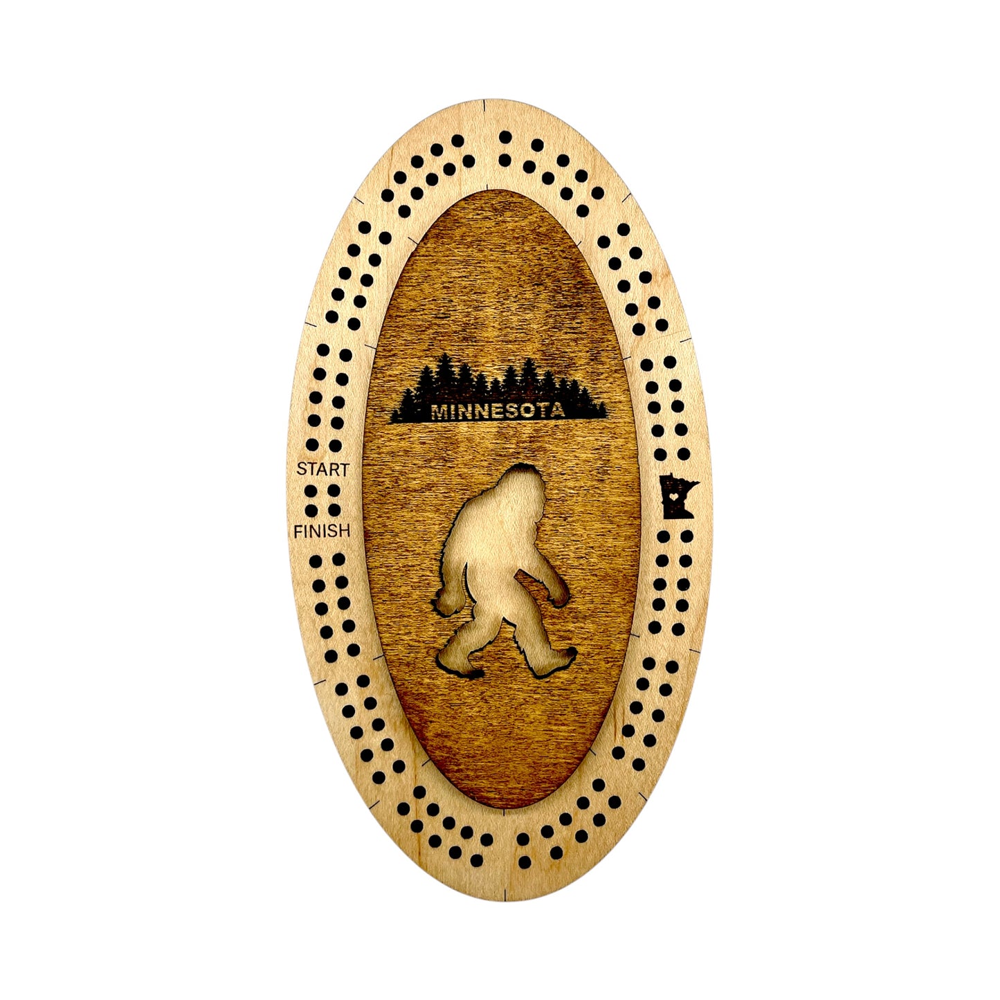 MN and WI Mini Cribbage Boards Wholesale