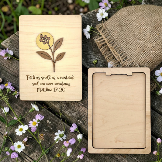 Mustard Seed Wooden Artwork - Wholesale