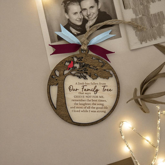 Memorial Ornament (Personalized Option)