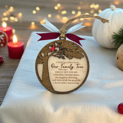 Memorial Ornament (Personalized Option)
