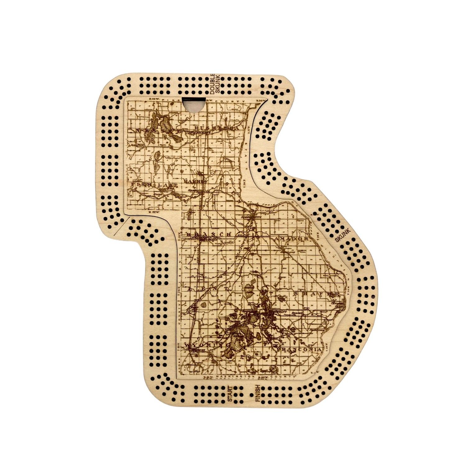 CCHS Cribbage Board with or without card storage - Wholesale