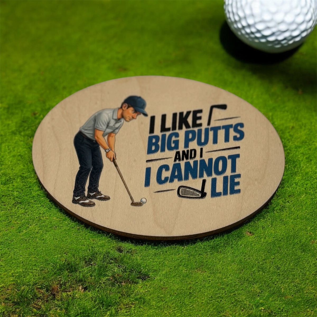 Funny Life Saying Maple Wood Magnet – UV Printed Funny Fridge Magnet