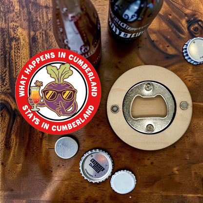 Custom Maple Bottle Opener Magnets