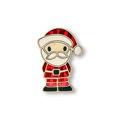 Rudolph, Santa, and Snowman Magnets