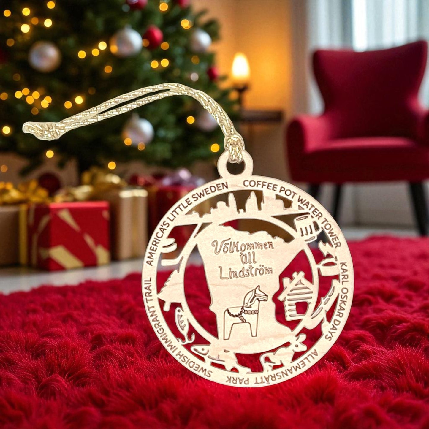 Single Layer City Ornament - Wholesale