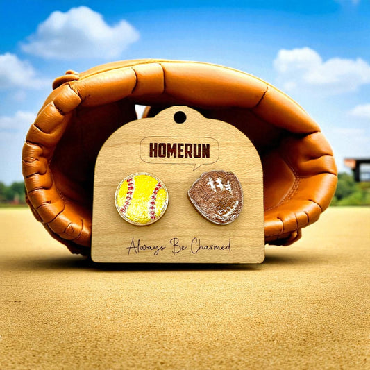 Sport Icon Stud Earrings (1 Pair)