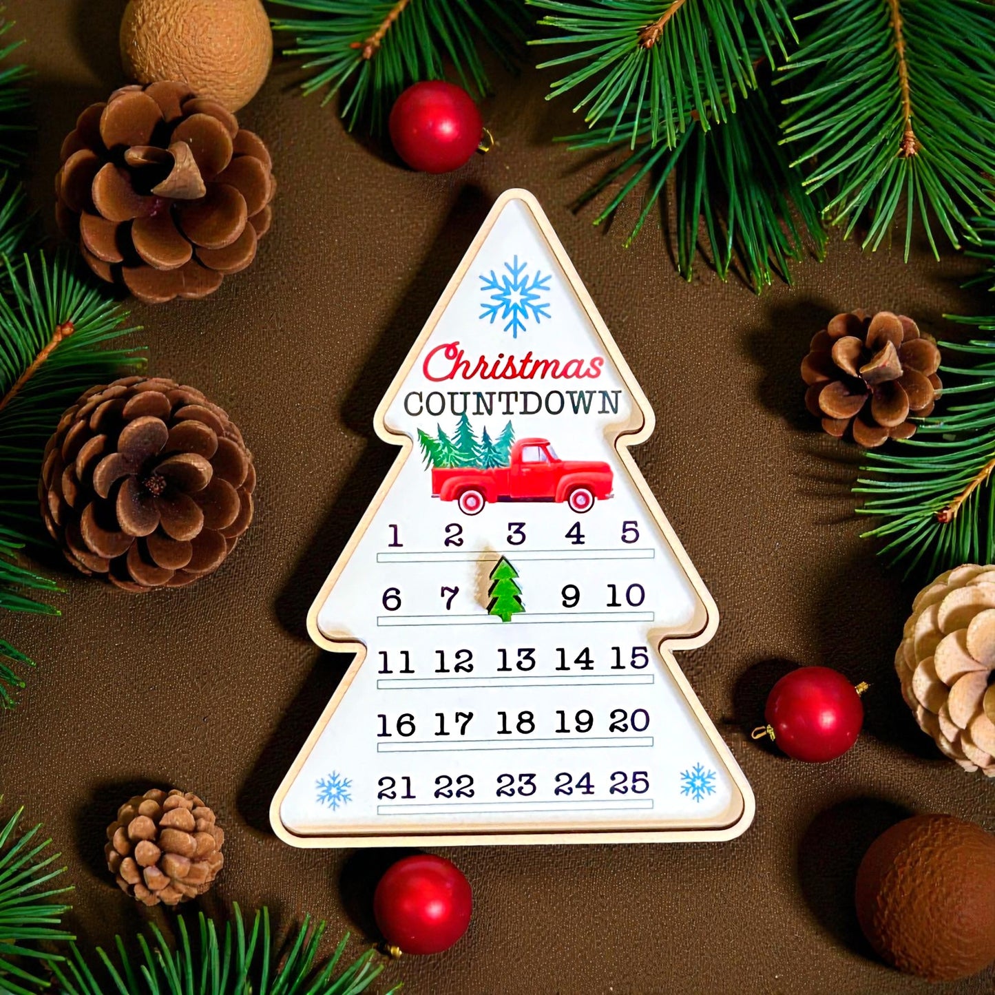 Christmas Tree Magnetic Countdown