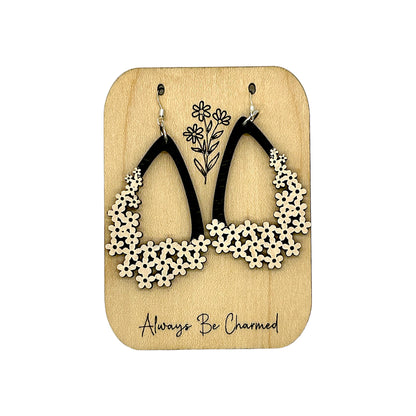 Teardrop Flower Earrings
