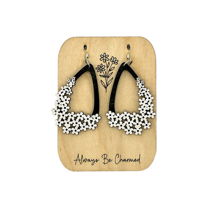 Teardrop Flower Earrings