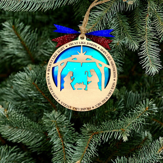 Trust Like Joseph Nativity Ornament