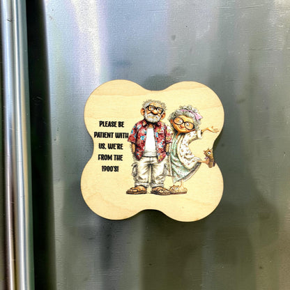 Funny Life Saying Maple Wood Magnet – UV Printed Funny Fridge Magnet