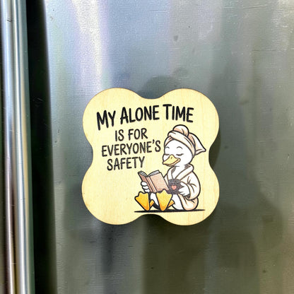 Funny Life Saying Maple Wood Magnet – UV Printed Funny Fridge Magnet