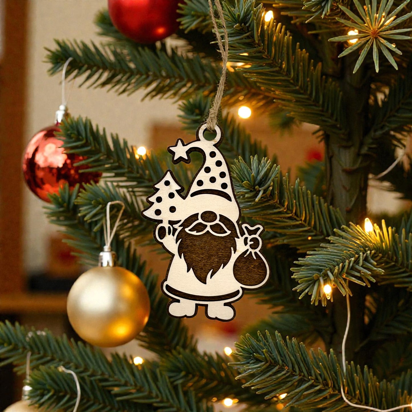 Gnome Christmas Ornaments - Wholesale