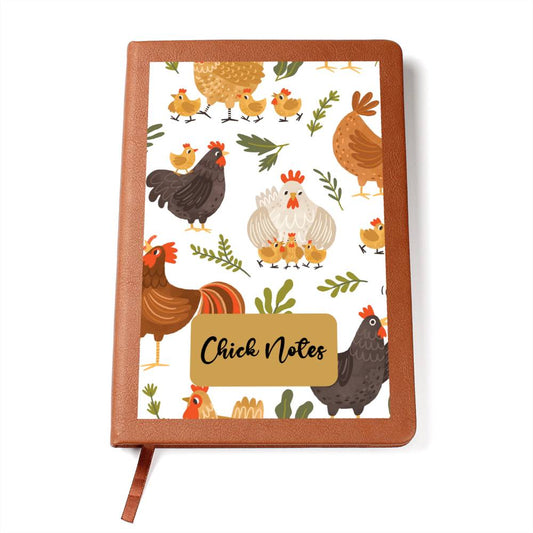 Chick Notes Journal, Farm Inspired Notebook, Gift For Chicken Lover, Crazy Chicken Lady Diary