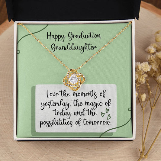 Granddaughter Graduation Necklace - The Magic of Today