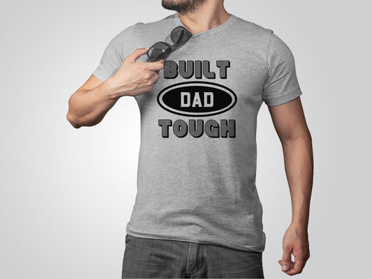 Built Dad Tough Retro T-shirt