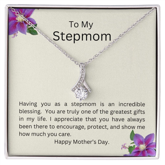 To My Stepmom For Mother's Day - Greatest Gift Necklace