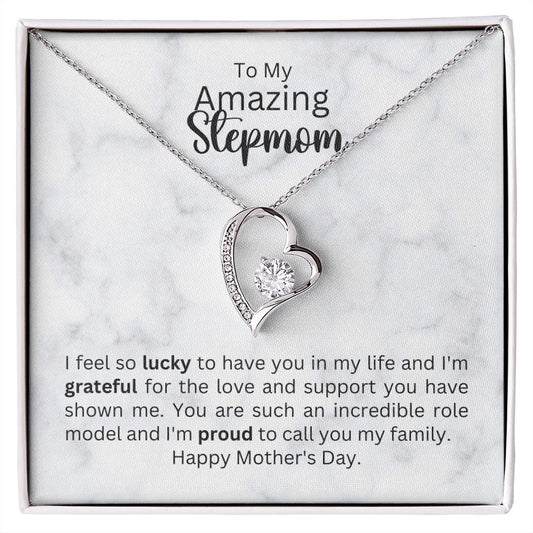 To Stepmom For Mother's Day - Lucky To Have You