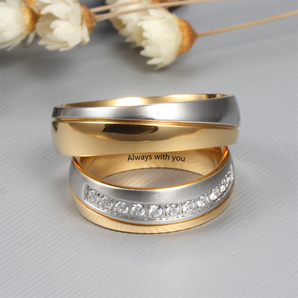 Personalized Rose Gold Stainless Steel Love Heart Ring For Women Personalized  Couple Mothers Day Jewelry From Rocketer, $15.04 | DHgate.Com